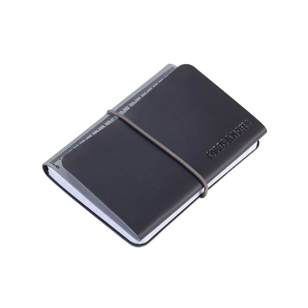 Card case and notepad DIN A7, titanium